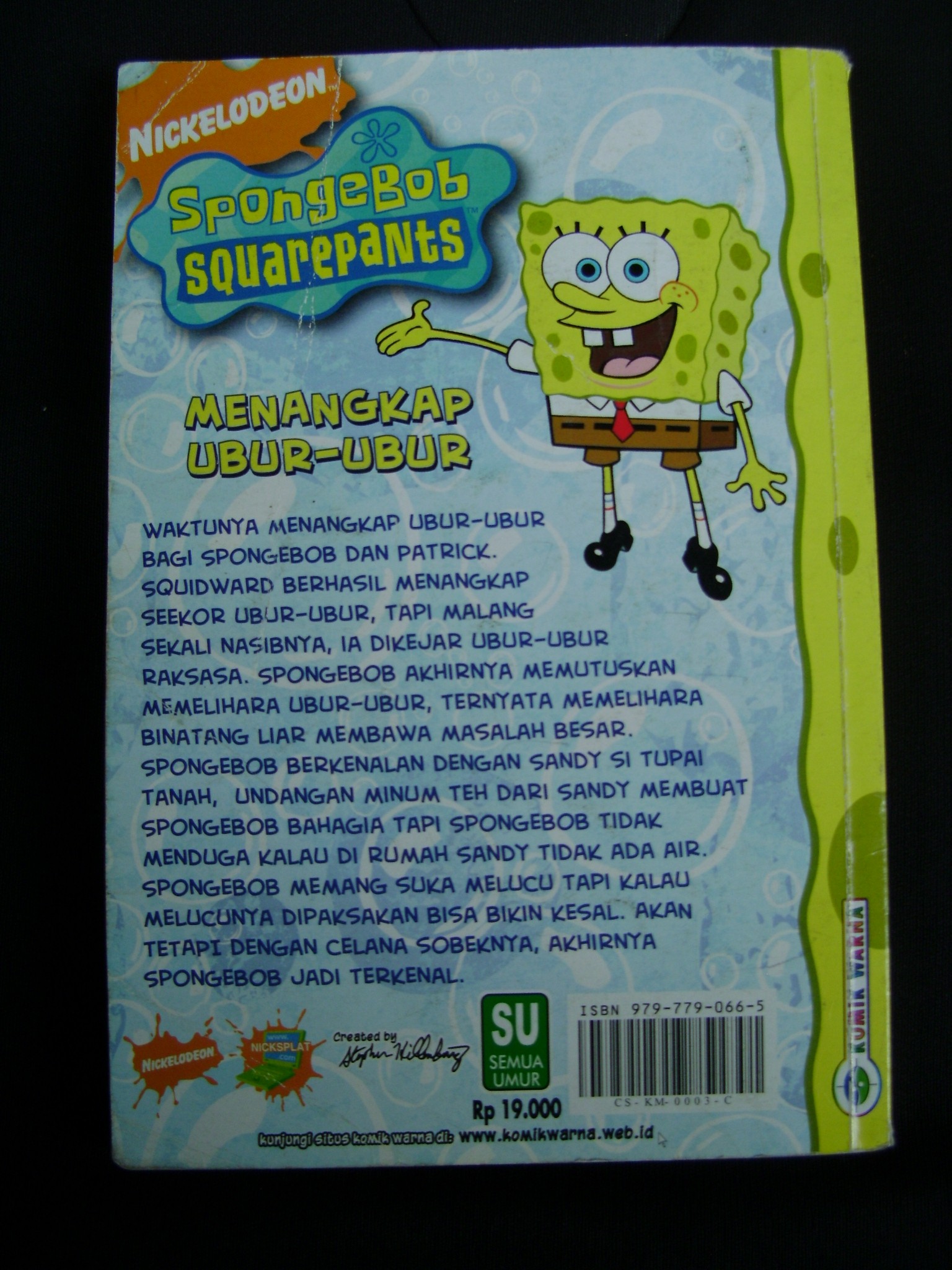 Komik Spongebob Mengejar Ubur Ubur Mang Hemat